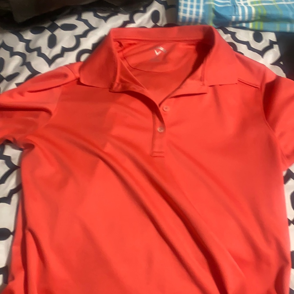 Pink Callaway golf shirt